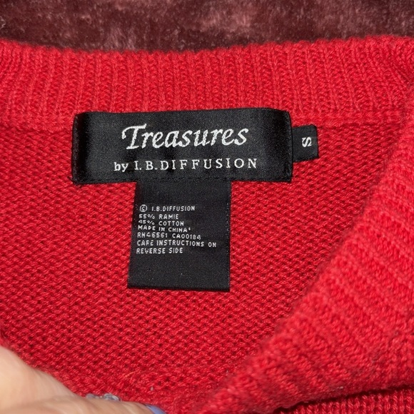 I.B.DIFFUSION XMAS SWEATER Size S - Picture 9 of 10